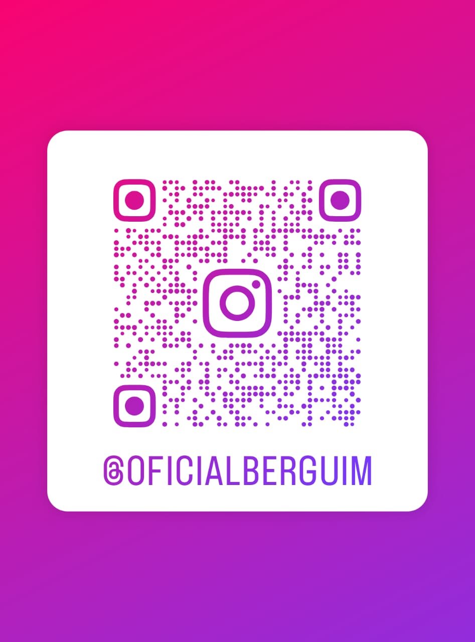 QR Code do Instagram @oficialberguim.